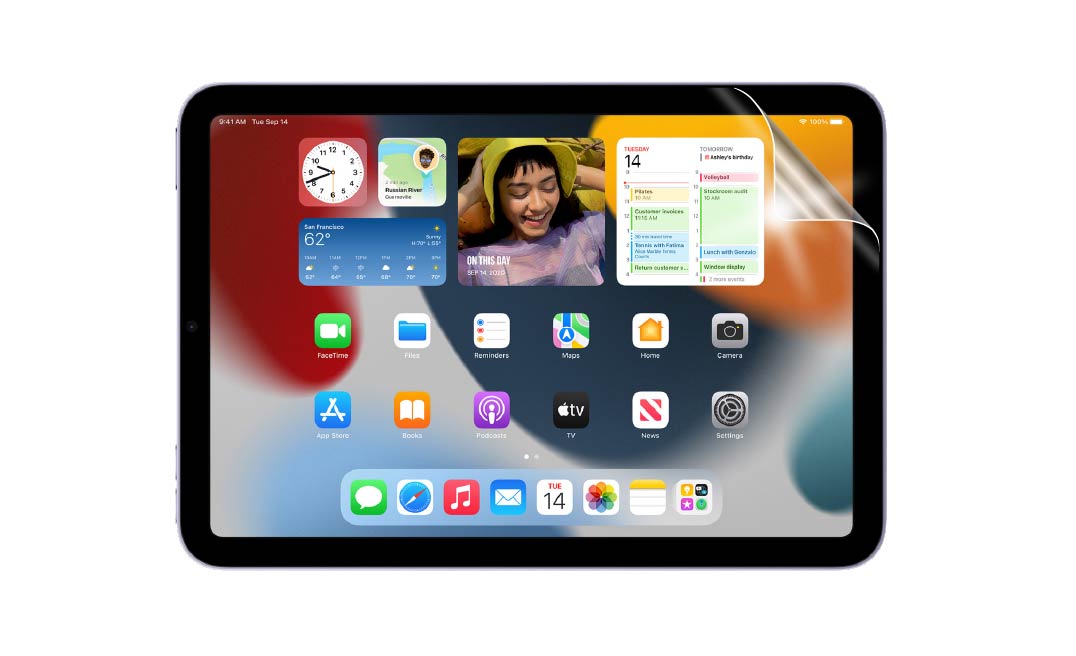 Apple「iPad mini 第6世代」保護フィルム画像