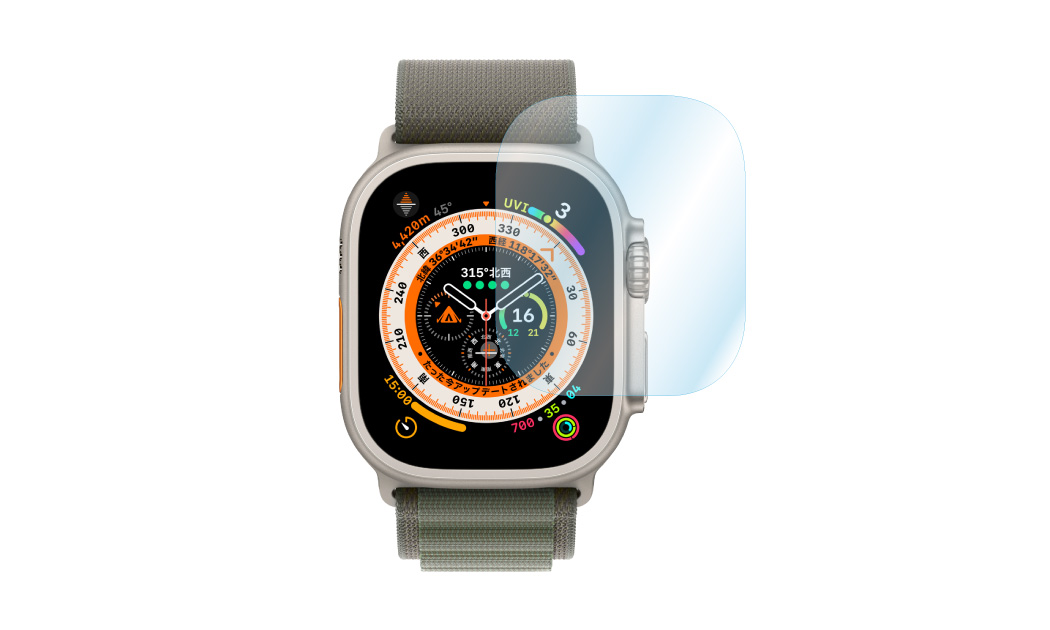 「Apple Watch Ultra (49mm)」用保護フィルム画像